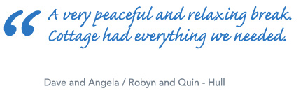 Riveredge Cottage testimonial